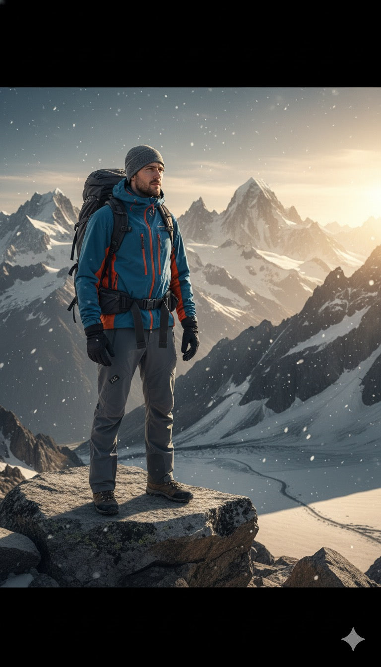 JAG Mt. Kailash Series Trekking & Hiking Pants | Snow Proof | Fleece Inside | Unisex Design | Bonded Fleeced Fabric | Snow Trekking Pants | Triple Layered Fabric | Space Grey - Limited Edition