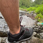 Ozark Trail Mid Ankle Hiking & Trekking Shoes | Water Repellent | Ultra Light | 300Grams Each Shoe | Midnight Black
