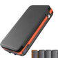 JAG 20000mAh Solar Power Bank, 4 Solar Panels, 2 USB & 1 Type C Output for 3 Device Charging, 3 Mode LED Flashlight,Rugged and Compact | Solar Charger Power Bank | Portable Solar Charger