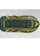 Intex Inflatable Air PVC Seahawk 4 Boat Set, Multi Color