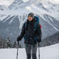JAG Mt. Elbrus Quilted Snow Jacket | Minus 10 Jacket | Super Soft Nylon Fabric | Ultra Light Series | Space Black