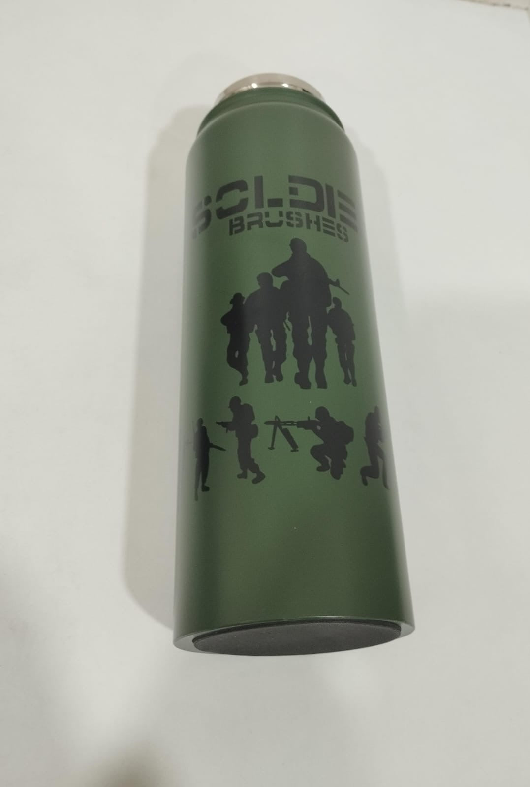 Camo Stainless Steel Water Bottle | Double Wall Vacuum | Insulated Flask Leakproof (Camouflage) (900 Ml)