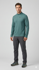 JAG Summit Seeker Series Full Sleeves Tshirt | UPF 50+ Protection | Hiking Tshirt | Trekking Tshirt | Space Grey