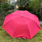 Jainsons Mono Silver 2 Fold Umbrella | Hot Pink