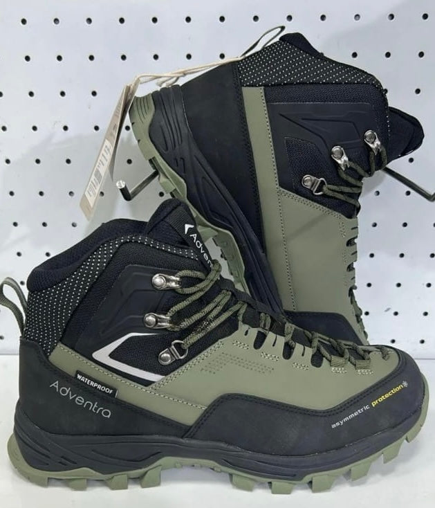 JAG Adventra Warm and Waterproof Hiking Boots - ET1101 Mountain Shoes | 3M Insulation | Hiking & Trekking | Uniform Green