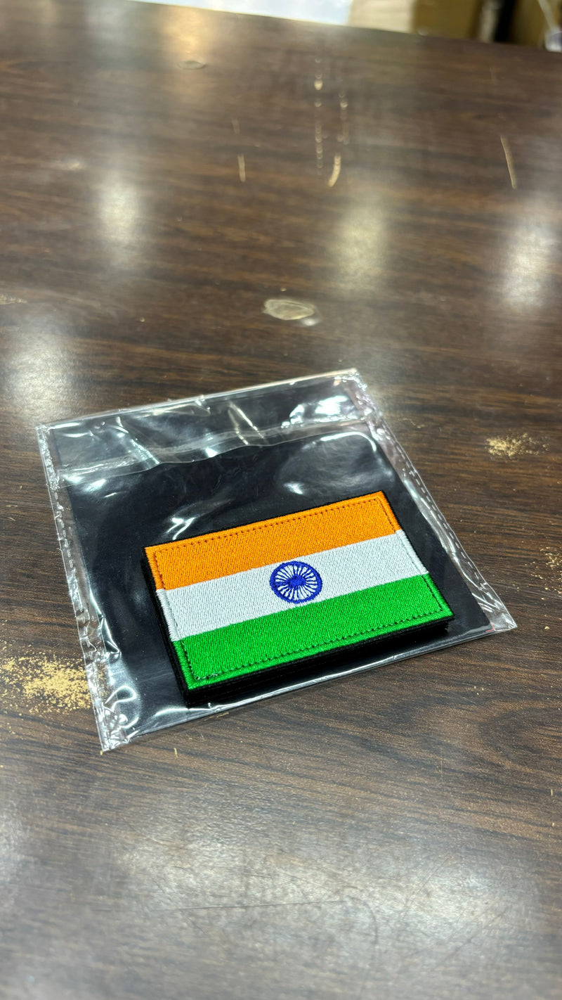 JAG Indian Flag Velcro Patch | 2.5” X 1.5” | Premium Quality