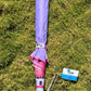 Jainsons Rain Splash 2 Fold Umbrella | Nylon Fabric | Magenta