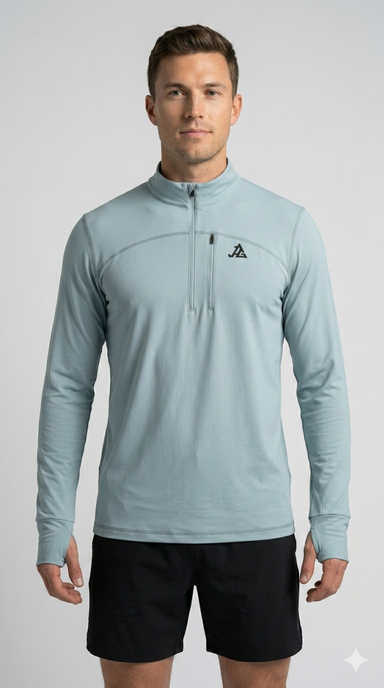 JAG Summit Seeker Series Full Sleeves Tshirt | UPF 50+ Protection | Hiking Tshirt | Trekking Tshirt | Aqua