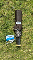 Jainsons YD Piping 3 Fold Umbrella | Nylon Fabric | Unisex Design | Army Green