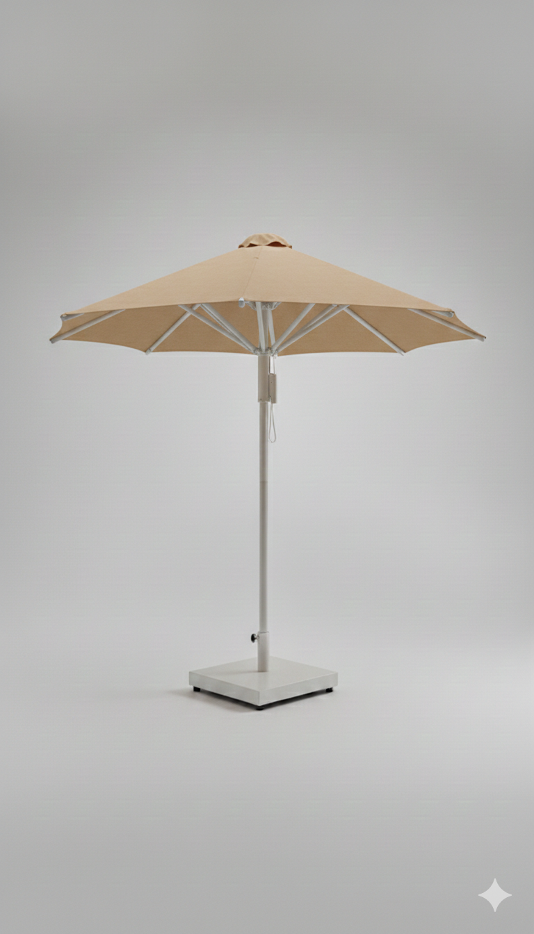 JS Zenith Ultra Premium Luxury Umbrella | Outdoor Umbrella | Made in Bharat | Round Centre Pole