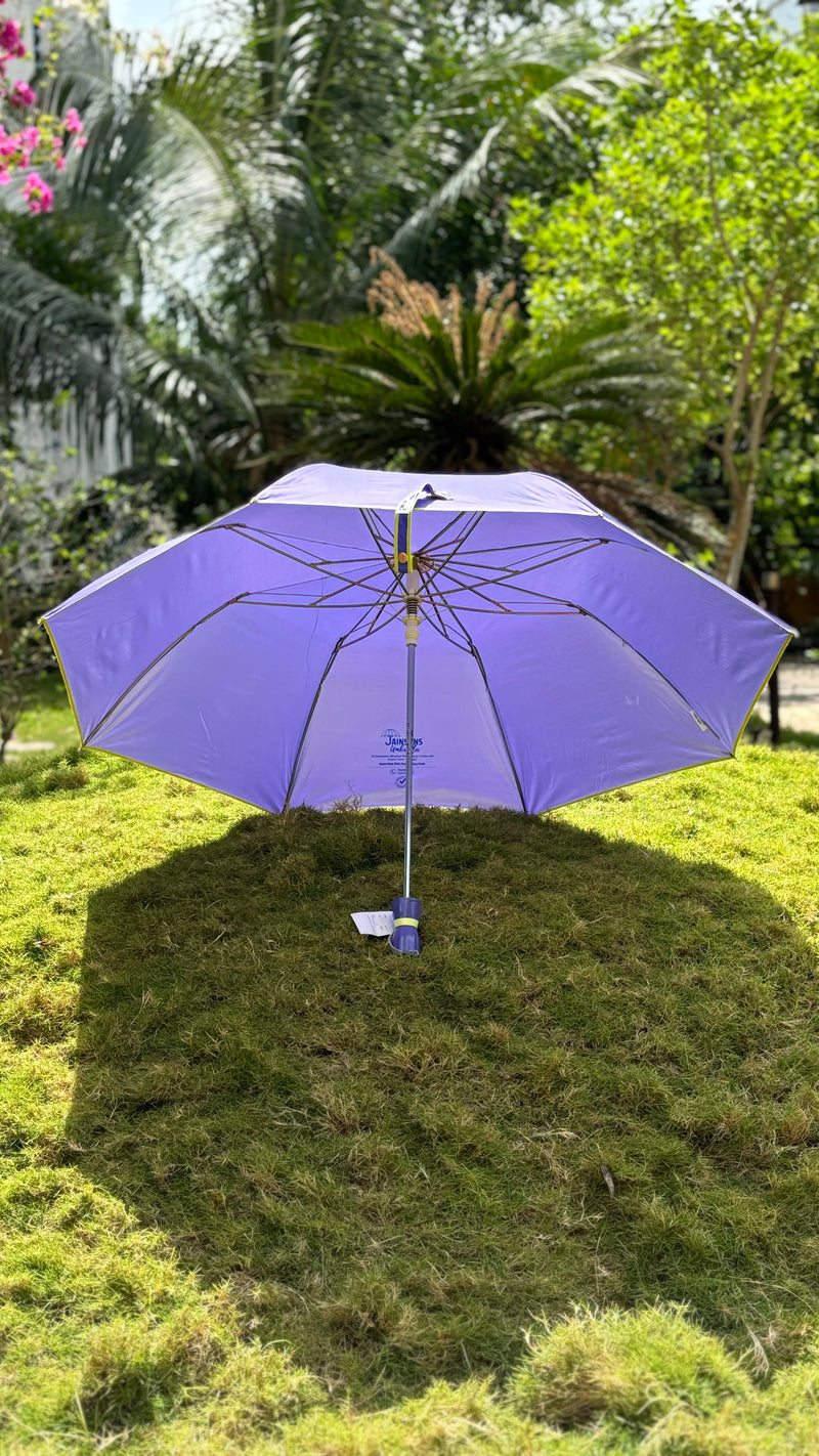 Jainsons Rain Splash 2 Fold Umbrella | Nylon Fabric | Purple