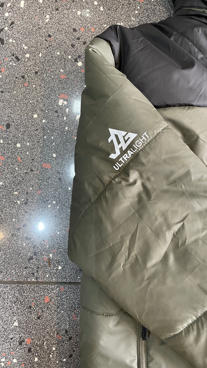 JAG Zanskar Series Ultra Light Minus 5 Quilted Jacket | Polyfill Jacket | Puffer Jacket | Olive-Black