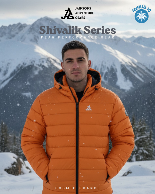 JAG Shivalik Series Minus 10 Polyfill Jacket | Heavy Insulation | Synthetic Polyfill | Made For Extreme | Ultra Light Weight | Peak Performance Gear
