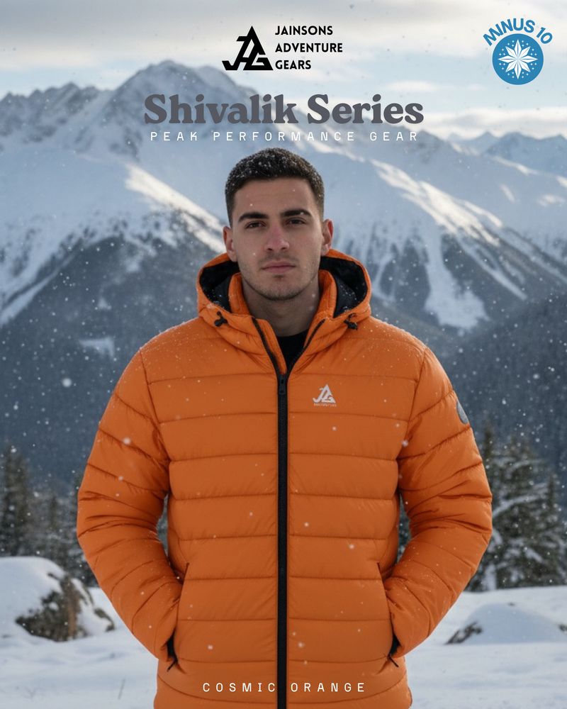 JAG Shivalik Series Minus 10 Polyfill Jacket | Heavy Insulation | Synthetic Polyfill | Made For Extreme | Ultra Light Weight | Peak Performance Gear