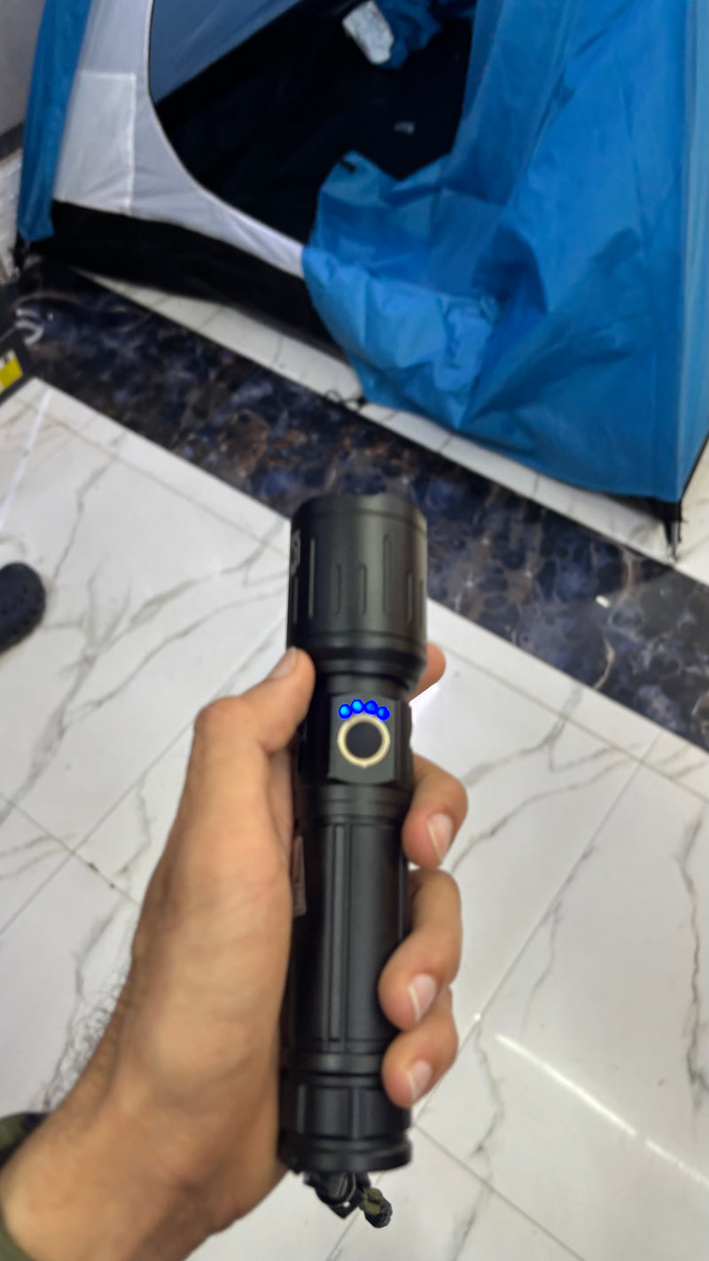 JAG Firefly Series Ultra Beam Handtorch | Metal Body | Charging + AAA Battery | Powerful LED