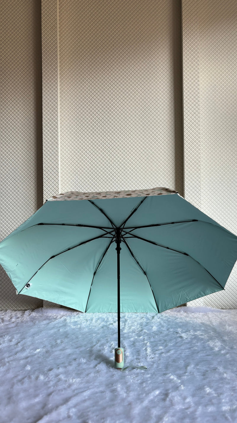 Fully Automatic Jainsons Flora Shade Luxe 3 Fold Umbrella | Jumbo Size