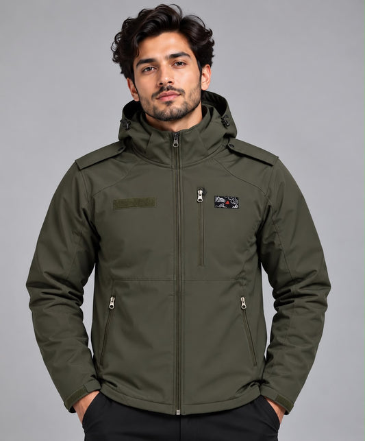 JAG Siachen Series Minus 5 Tactical Snowproof Jacket | Winter Jacket | Olive Green | 3 Pockets