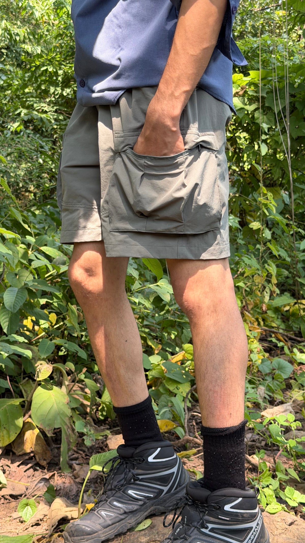 JAG Ranger Cargo Shorts | 5 Pocket Design | Stretchable Terri Fabric | All Zippered Secured Pockets