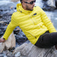 JAG Mt. Elbrus Quilted Snow Jacket | Minus 10 Jacket | Super Soft Nylon Fabric | Ultra Light Series | Sunny Yellow