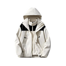 JAG Polar Pro Double Jacket | Fleece Jacket with Windcheater | All Weather | 3 in 1 | Pearl White