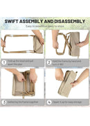 JAG|Folding Stool – Mini Outdoor Camping Chair | Portable Lightweight Foldable Stool with Carry Bag | Durable Slacker Seat for Fishing, Hunting, Travel, Hiking & Picnics