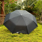 Jainsons Classic Checkmate 3 Fold Umbrella | Black