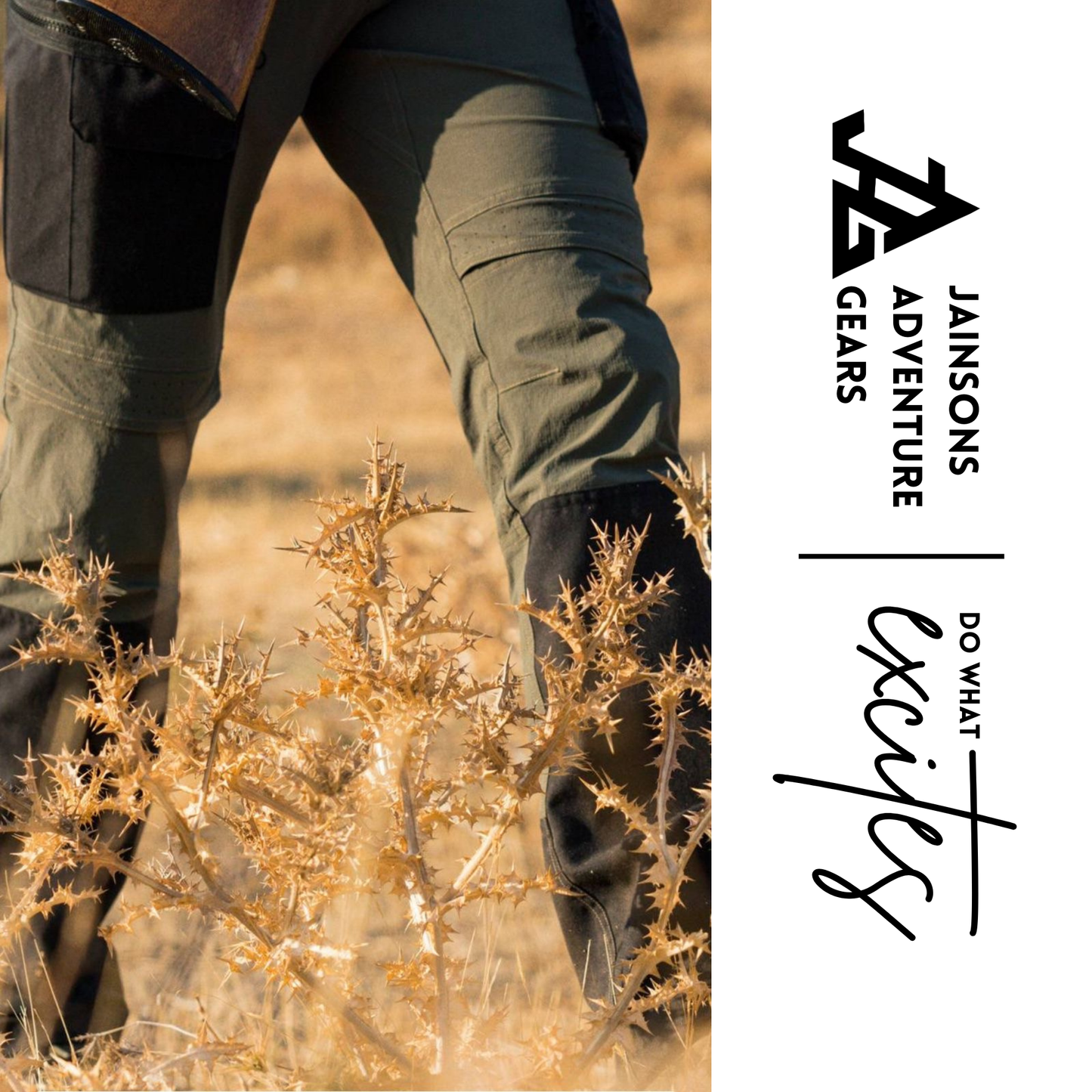 JAG Aerofit Convertible Travel & Hiking Pants | 5 Pocket Design | Stretchable Fabric | Olive