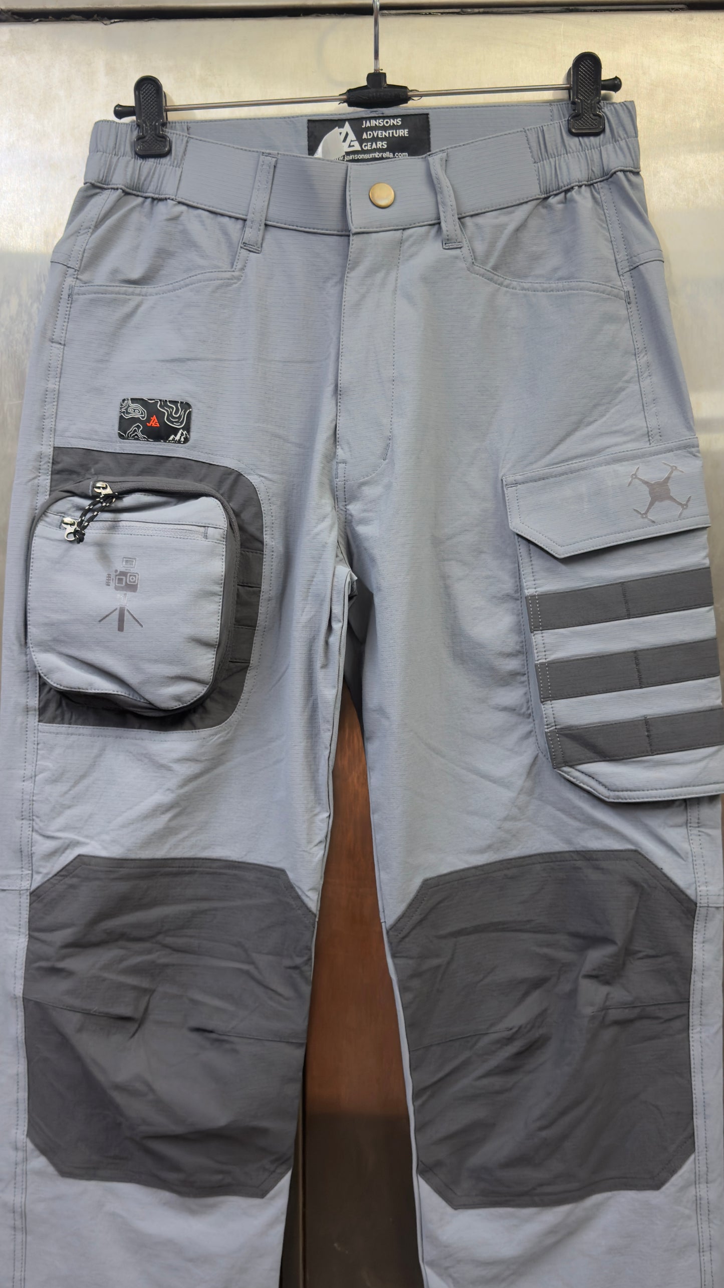 JAG Creator Combo Limited Edition Trekking Pant | Sky | Ultra Light Crush Fabric | Drone Pocket | Action Camera Pocket