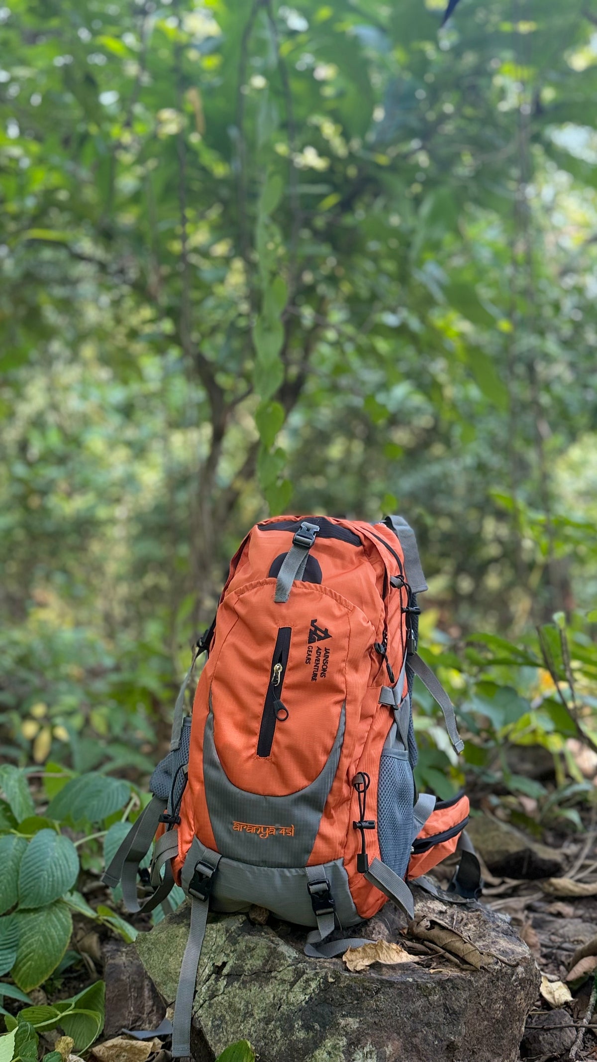 JAG Aranya 45L Alpine Backpack | Limited Edition | Air Flow Back Support | Twin Aluminium Rods + Mesh | Desert Fawn