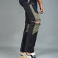 JAG Delta Convertible Trekking & Hiking Pants | Traveller Series | Quick-Dry | Unisex Design | 6 Pockets | Black Olive