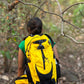 JAG Aranya 45L Alpine Backpack | Air Flow Back Support | Twin Aluminium Rods + Mesh | Solar Flare
