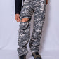 JAG Combat Infantry Military Cargo Pants | Trekking, Hiking & Travel Pants | Digi Camo | Convertible Cargo Pants