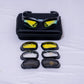 JAG UV Defender Sun-Glasses with Cushioning & Changeable Lenses | 4 Lenses
