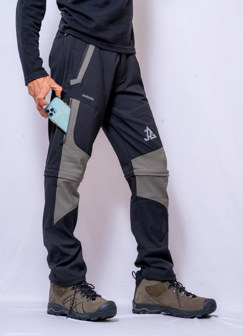 JAG Delta 2.0 Convertible Trekking & Hiking Pants | Traveller Series | Quick-Dry | Unisex Design | 6 Pockets