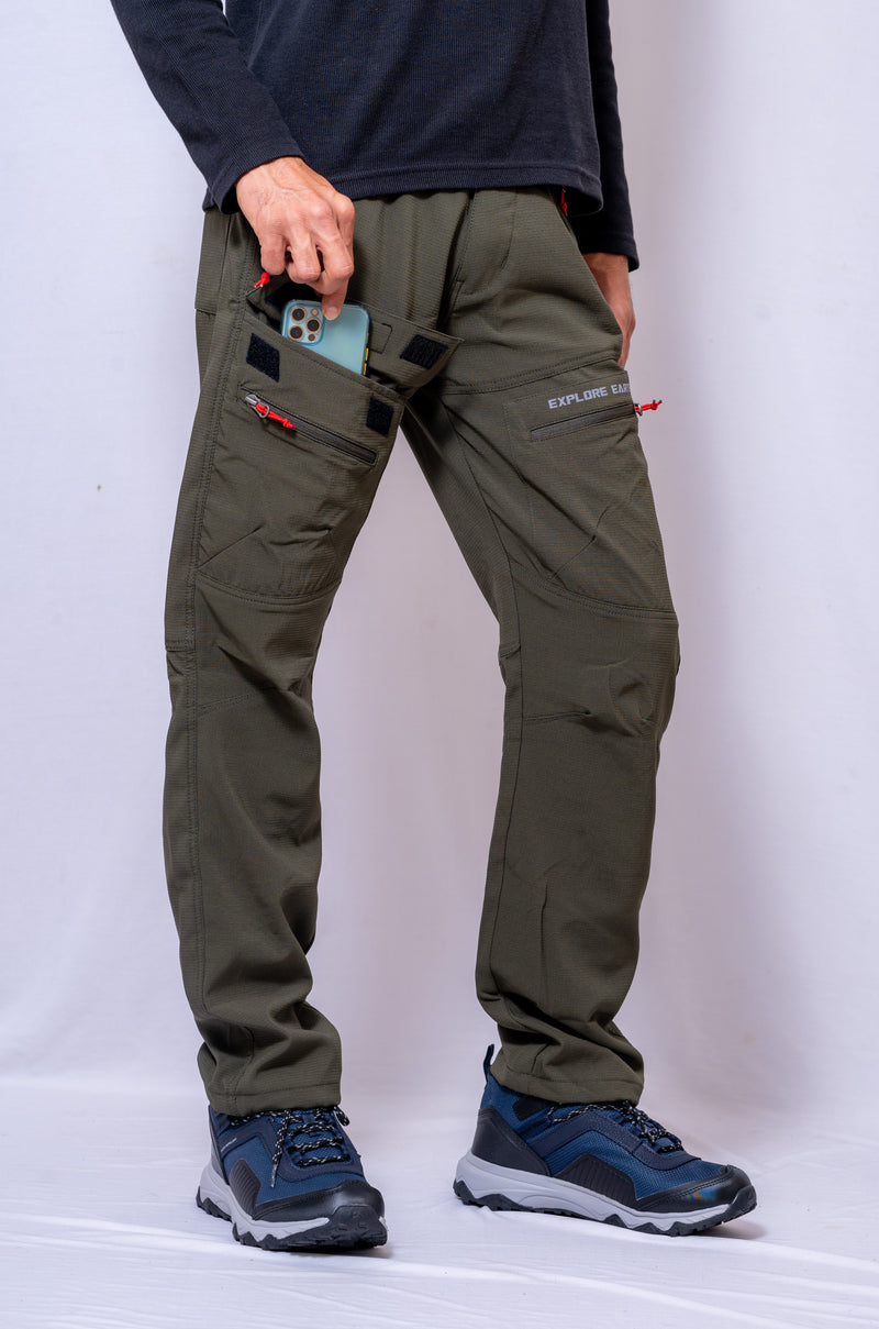 JAG Phantom Hiking & Trekking Pant | 7 Pocket Design | Quick Dry | 100% Breathable Fabric | Unisex Design
