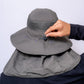 JAG Peakfinder Travel & Trekking Hat | UV Protected | Convertible Neck & Face Cover | Convertible Hat