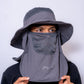 JAG Peakfinder Travel & Trekking Hat | UV Protected | Convertible Neck & Face Cover | Convertible Hat