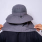 JAG Peakfinder Travel & Trekking Hat | UV Protected | Convertible Neck & Face Cover | Convertible Hat