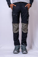 JAG Adventure Seeker Pants for Kids | Convertible | Quick-Dry | Black & Grey Combination