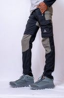 JAG Adventure Seeker Pants for Kids | Convertible | Quick-Dry | Black & Grey Combination