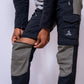 JAG Adventure Seeker Pants for Kids | Convertible | Quick-Dry | Black & Grey Combination