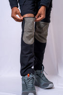 JAG Adventure Seeker Pants for Kids | Convertible | Quick-Dry | Black & Grey Combination