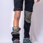 JAG Adventure Seeker Pants for Kids | Convertible | Quick-Dry | Black & Grey Combination