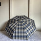 Jainsons Rain-Check 3 Fold Jumbo Umbrella | Checks Print | Bage