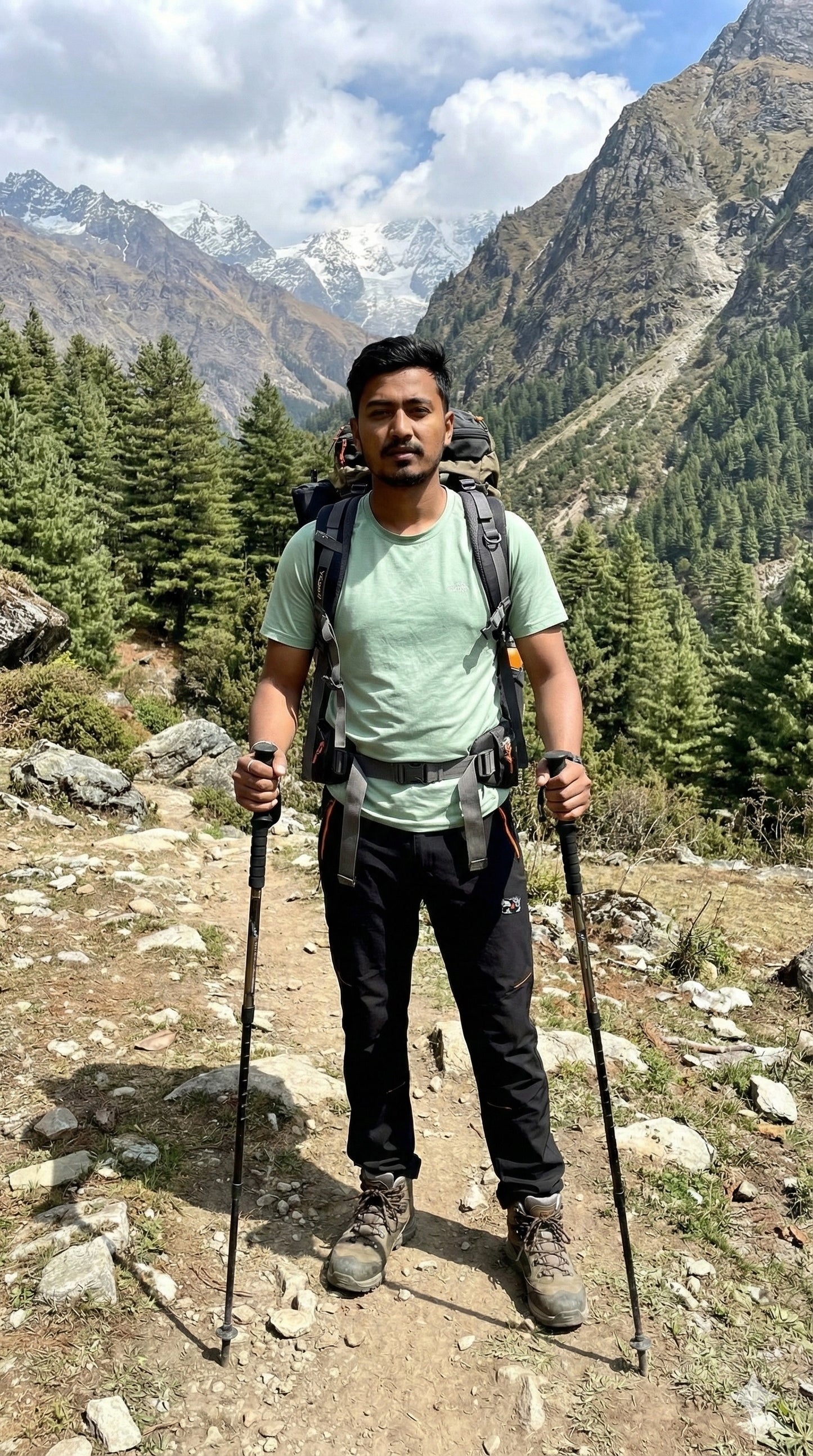 JAG Sprint Hiking & Trekking Pant | Performance Gear | 2 Pockets | Knee Darts | Space Grey