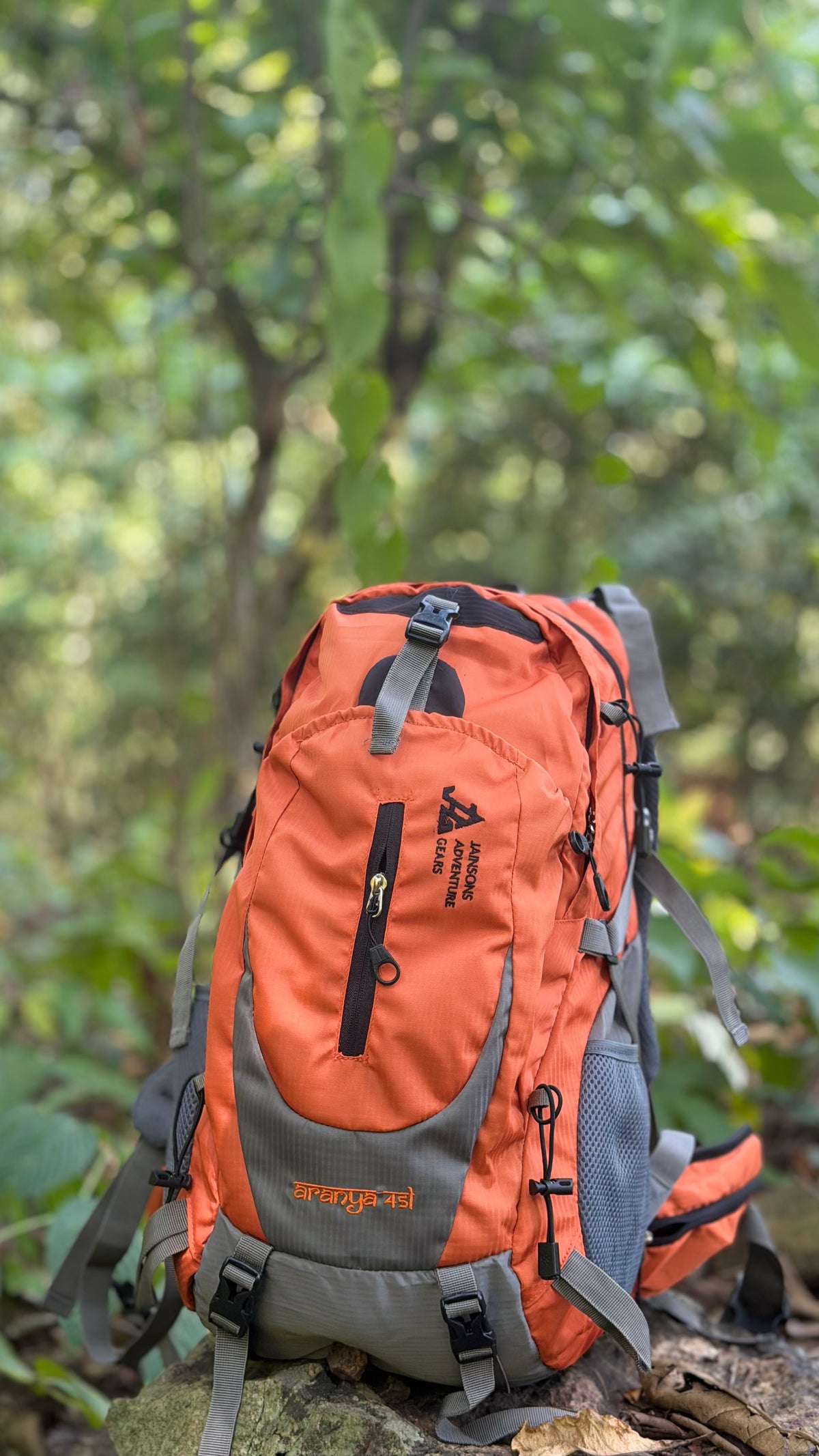 JAG Aranya 45L Alpine Backpack | Limited Edition | Air Flow Back Support | Twin Aluminium Rods + Mesh | Desert Fawn
