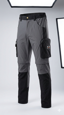 JAG Aerofit Convertible Travel & Hiking Pants | 5 Pocket Design | Stretchable Fabric | Deep Blue | Pants for Trekking