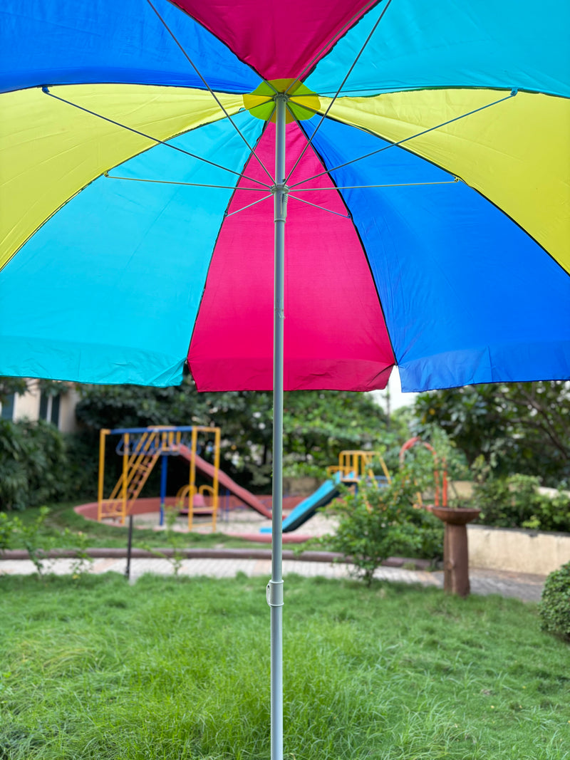 Outdoor Garden Umbrella | Polyester 190T Fabric | Garden Umbrella | Outdoor Umbrella | 6/7/8 Feet Diameter