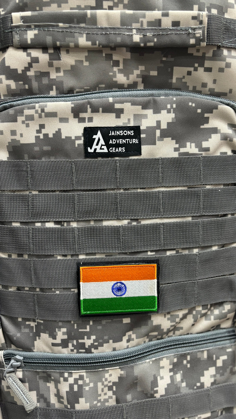 JAG Indian Flag Velcro Patch | 2.5” X 1.5” | Premium Quality