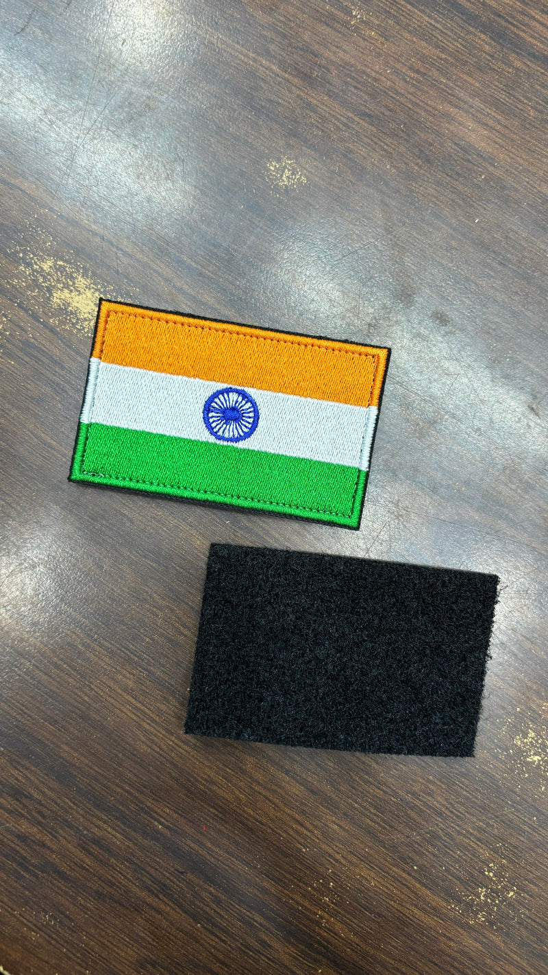 JAG Indian Flag Velcro Patch | 2.5” X 1.5” | Premium Quality